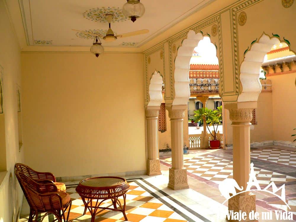 El hotel Amar Mahal en Orchha