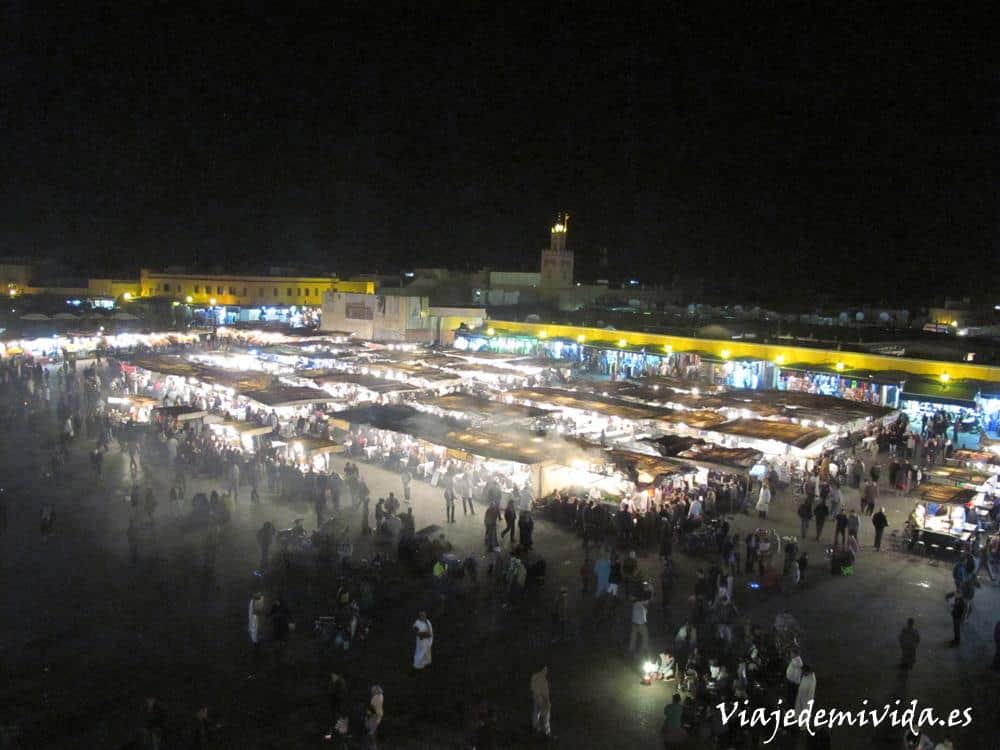 Plaza Yamaa el Fna en Marrakech