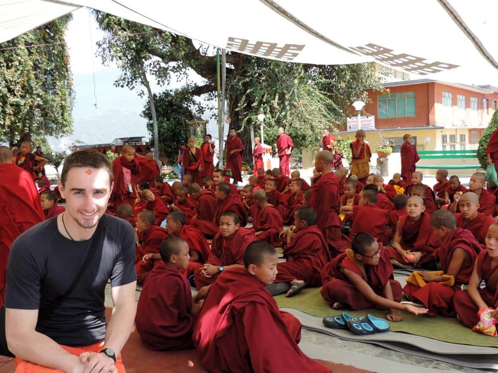 Monjes Budistas Nepal Voluntariado Cooperatour