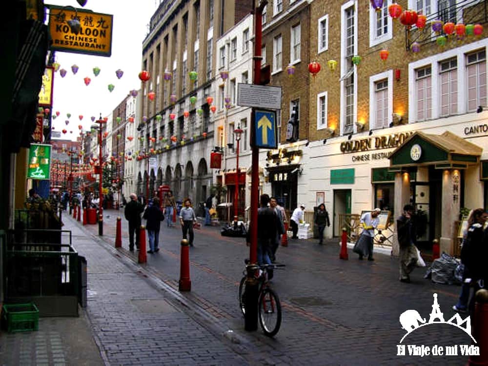 El barrio de Chinatown en Londres