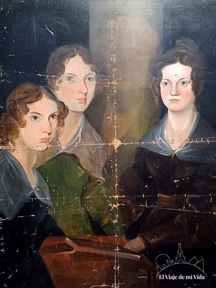 Retrato de las Hermanas Bronte en la National Portrait Gallery