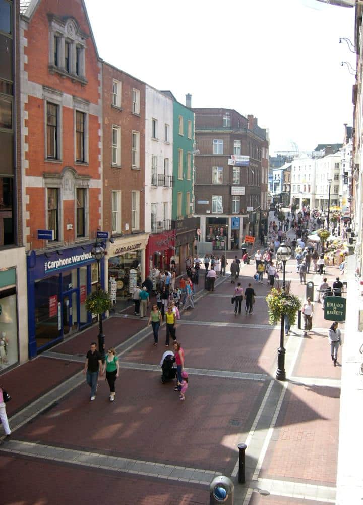 Calles comerciales Dublín Centro