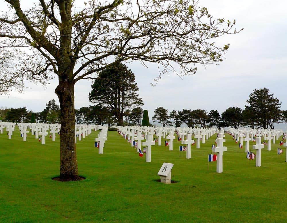 Cementerio americano Normandía Francia