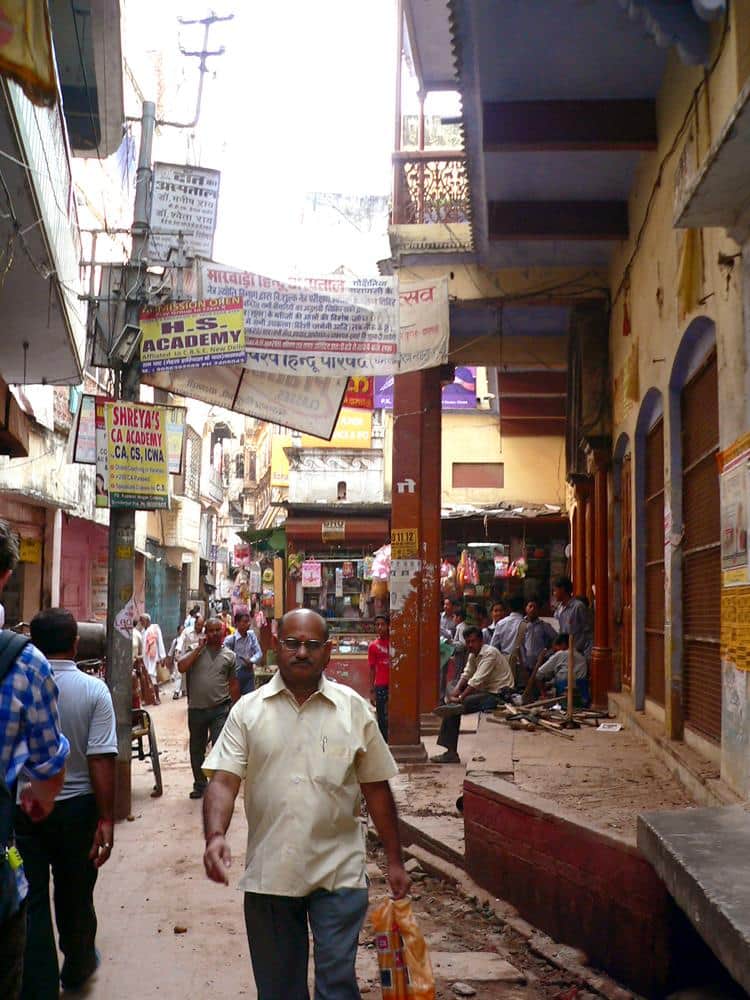 Calles de Varanasi