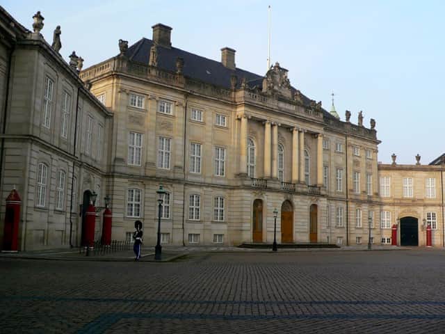 Palacio de Amalienborg en Copenhague