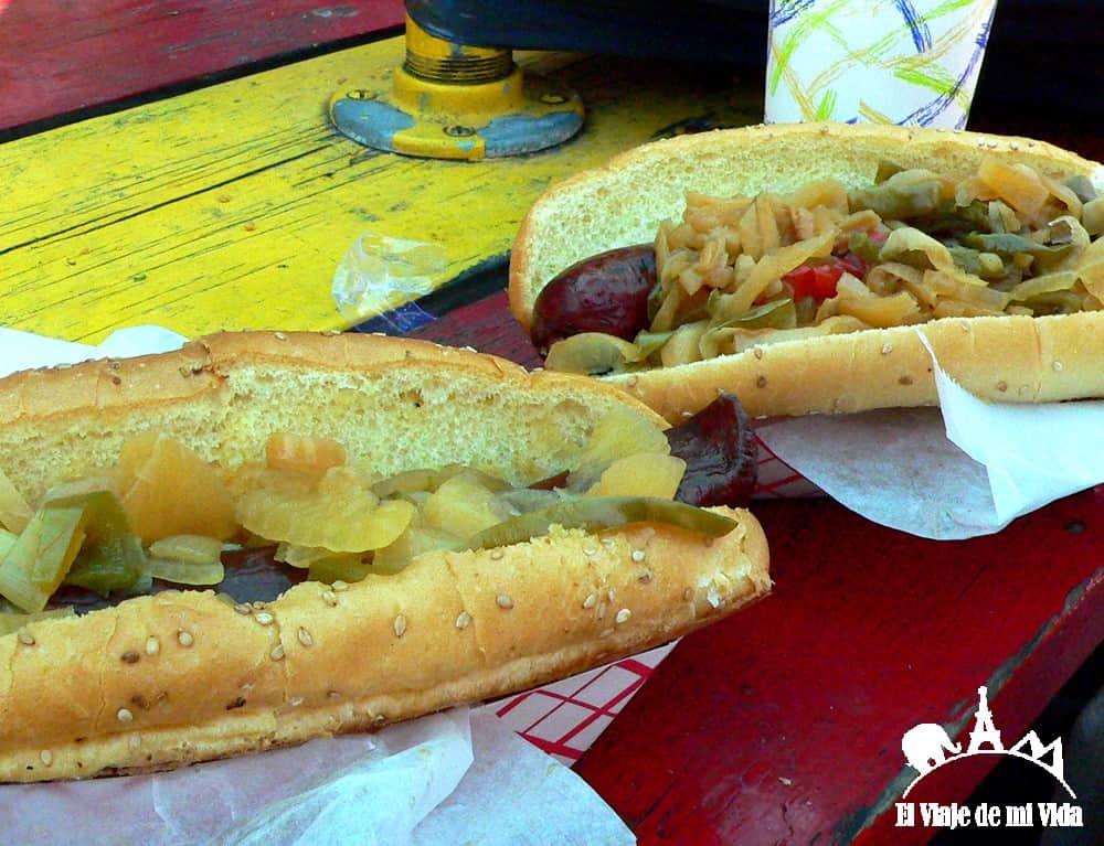 Hot dogs en Nueva York