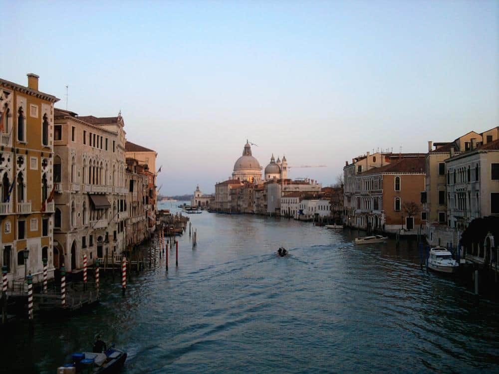 Gran Canal desde la Accademia Venecia