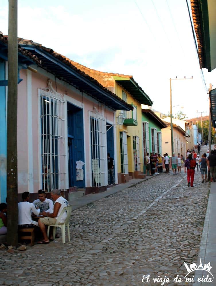 Calles de Trinidad en Cuba