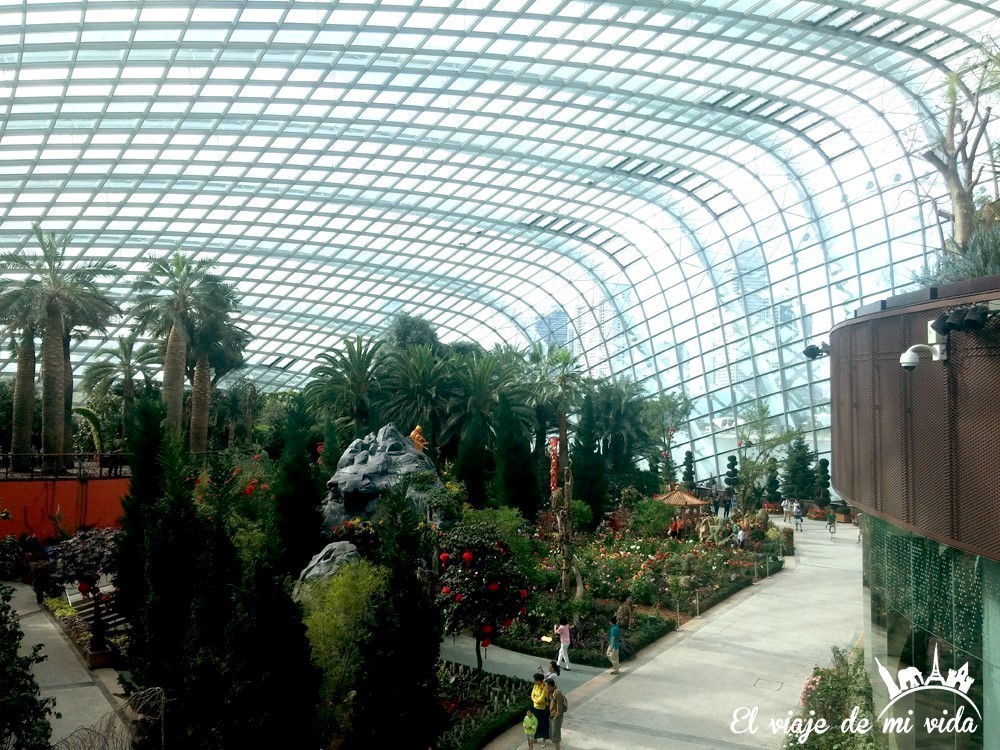 Interior de Gardens by the Bay en Singapur