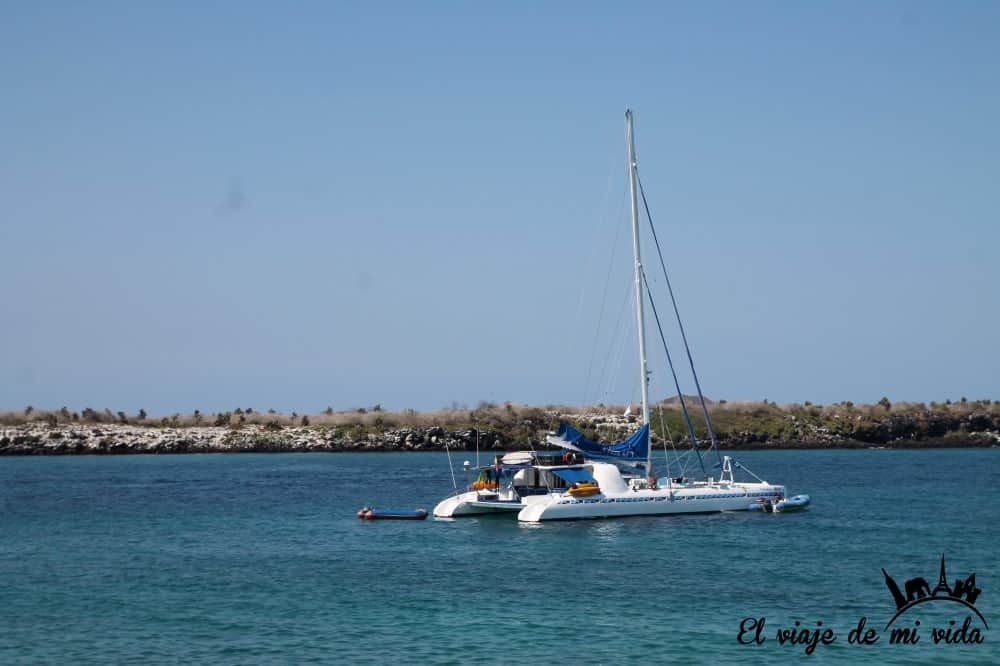 Catamarán en Galápagos