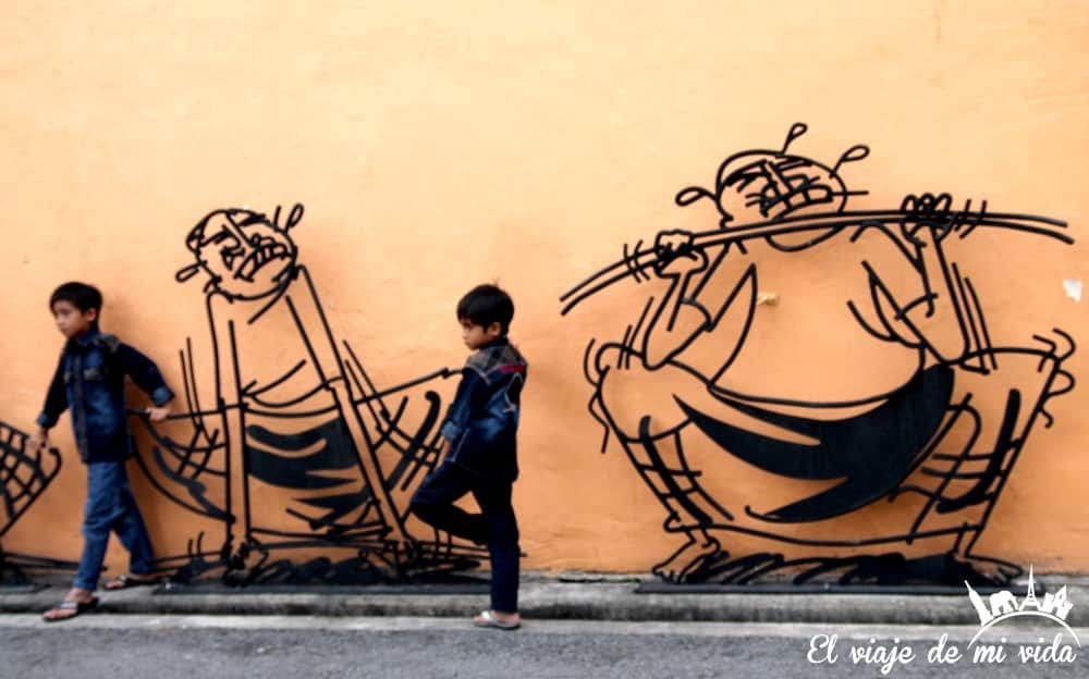 Streetart en Penang