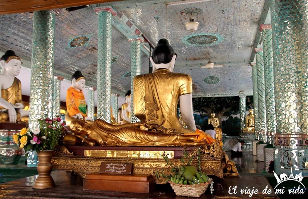 La pagoda Shwedagon en Rangún, Birmania