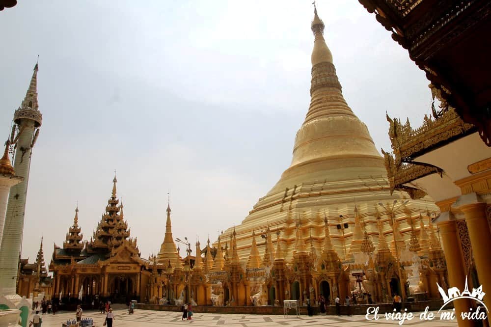 Estupas de Shwedagon, Rangún, Myanmar