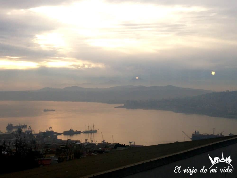 Las increíbles vistas del hostal Costa Azul en Valparaíso