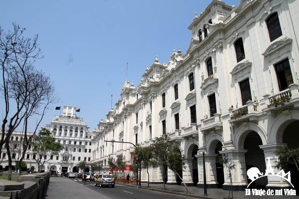 La Plaza San Martín en Lima, Perú
