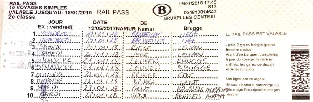 Belgian Rail Pass