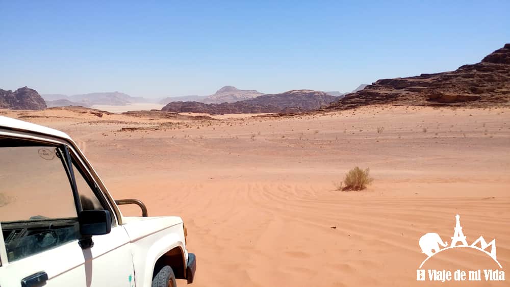 Los jeeps de Wadi Rum