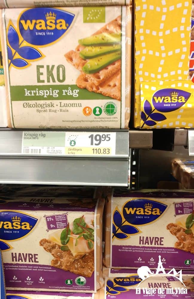 Pan sueco por unos 2 euros en el supermercado