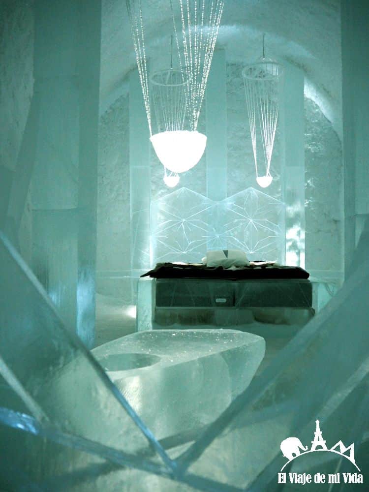 Habitaciones frías del Ice Hotel