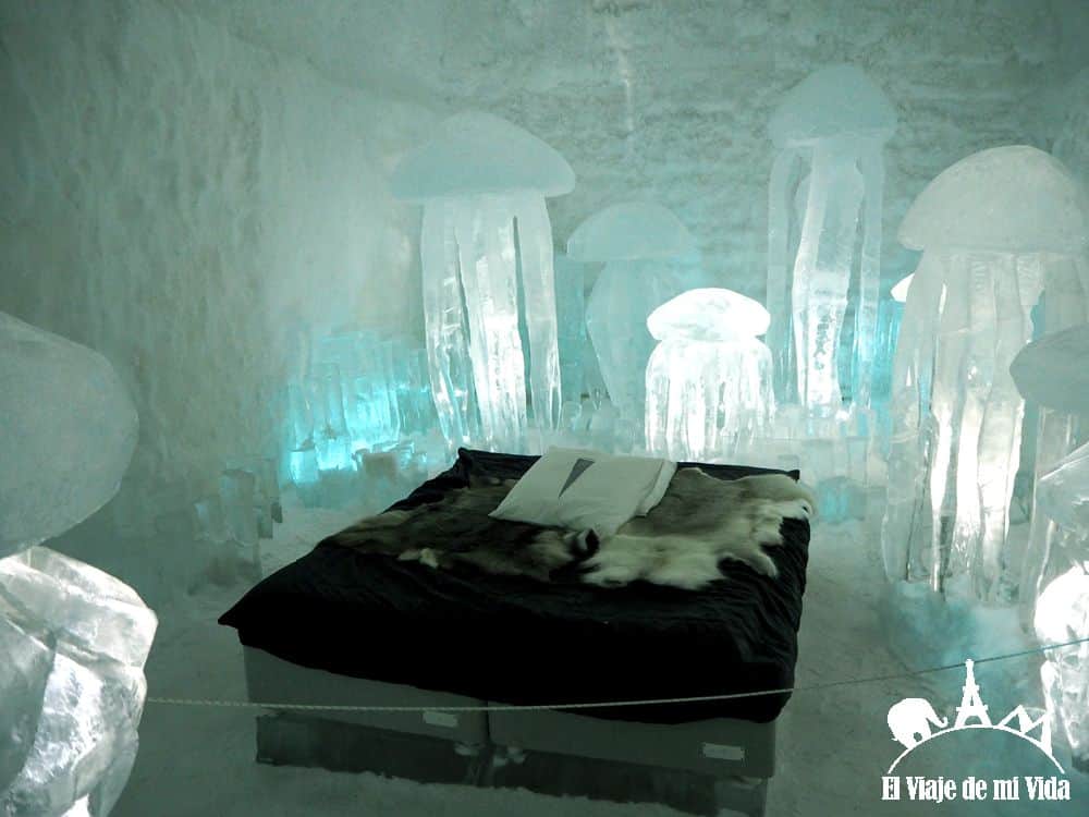 Habitaciones frías del Ice Hotel