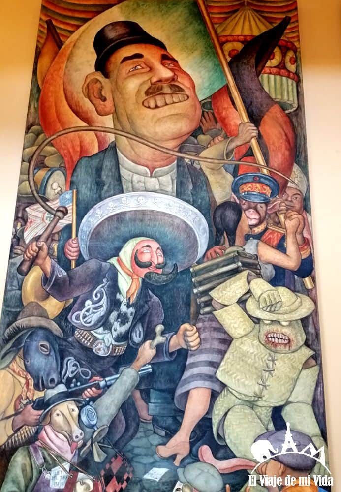 Murales de Diego Rivera en el Palacio de Bellas Artes