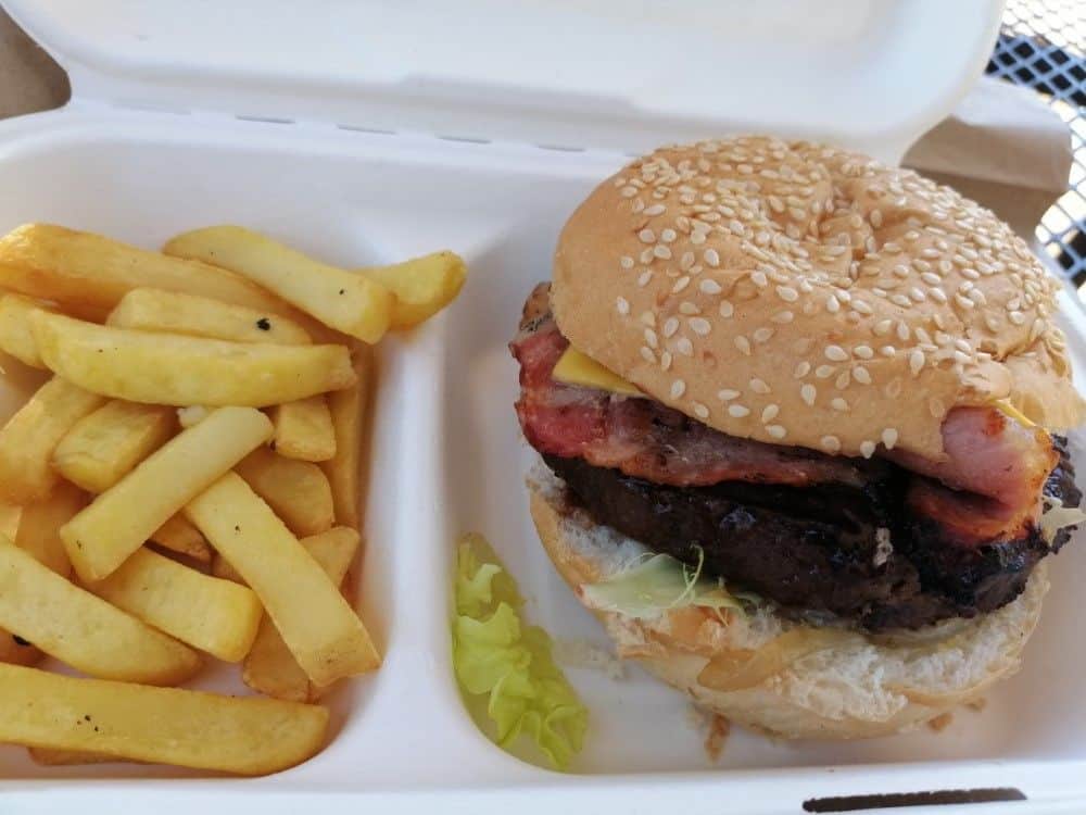 Menú hamburguesa en Kruger: 7 euros