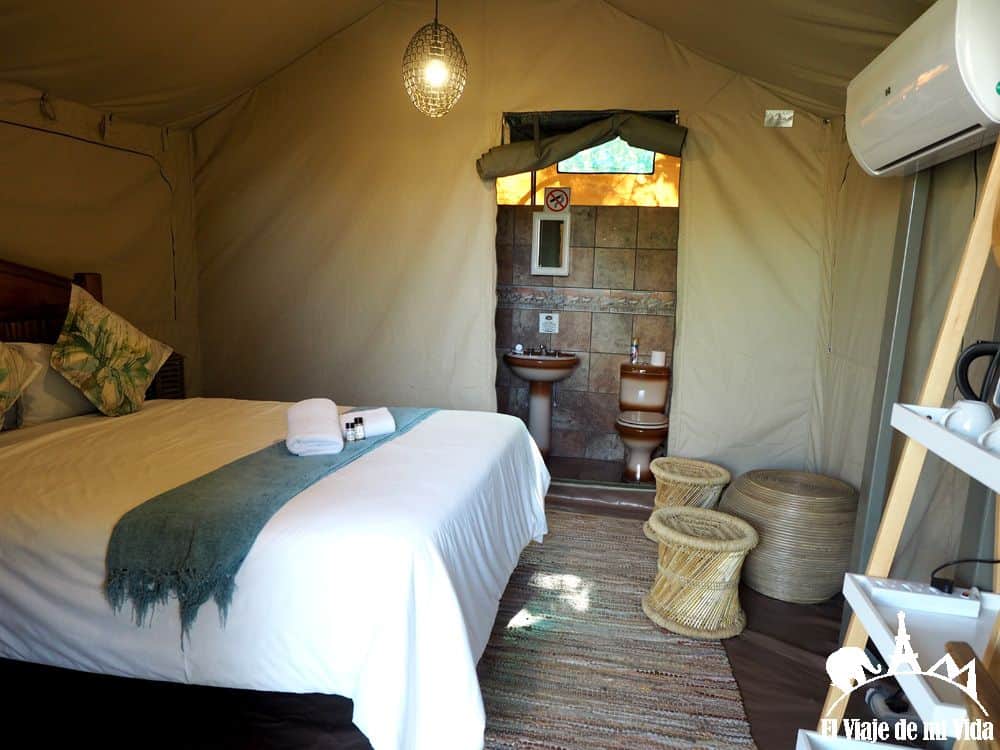 Tented room
