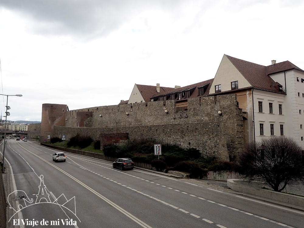 Restos de la muralla de Bratislava