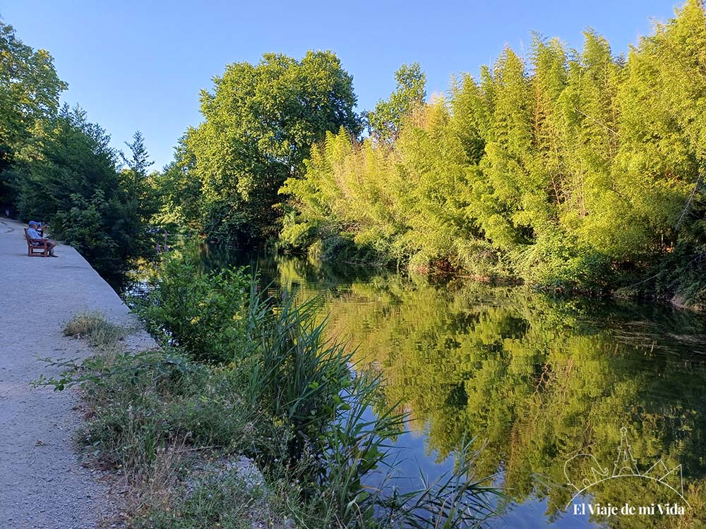 Ribera del río Lez en Montpellier